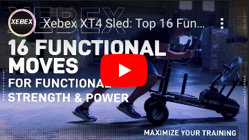 16 Functional exercise, sled, sled workouts, xebex XT4 sled